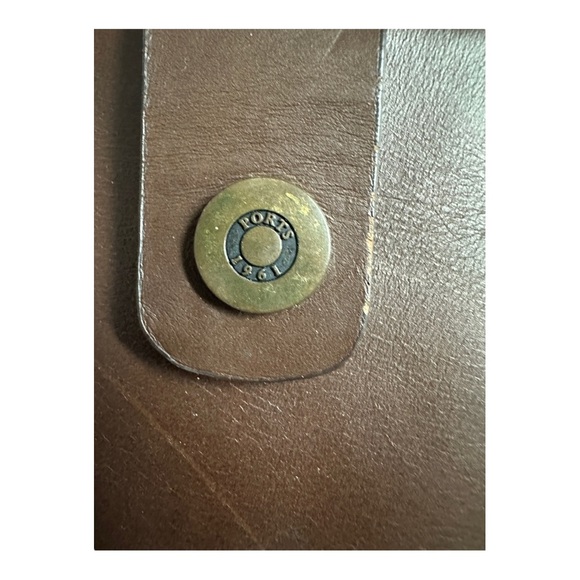 Ports 1961 Brown  Leather Travel Bag - Picture 8 of 10
